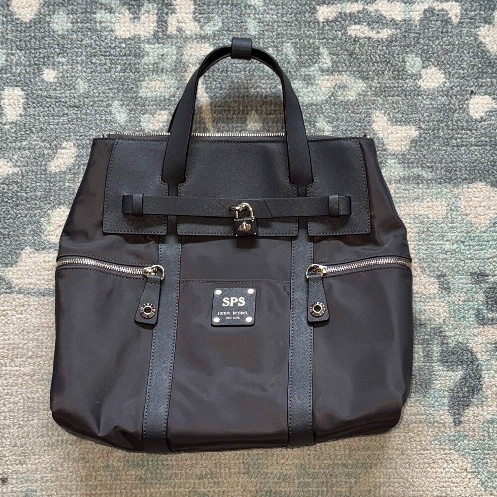 Henri Bendel Jetsetter Convertible Bag/Backpack (Gray)